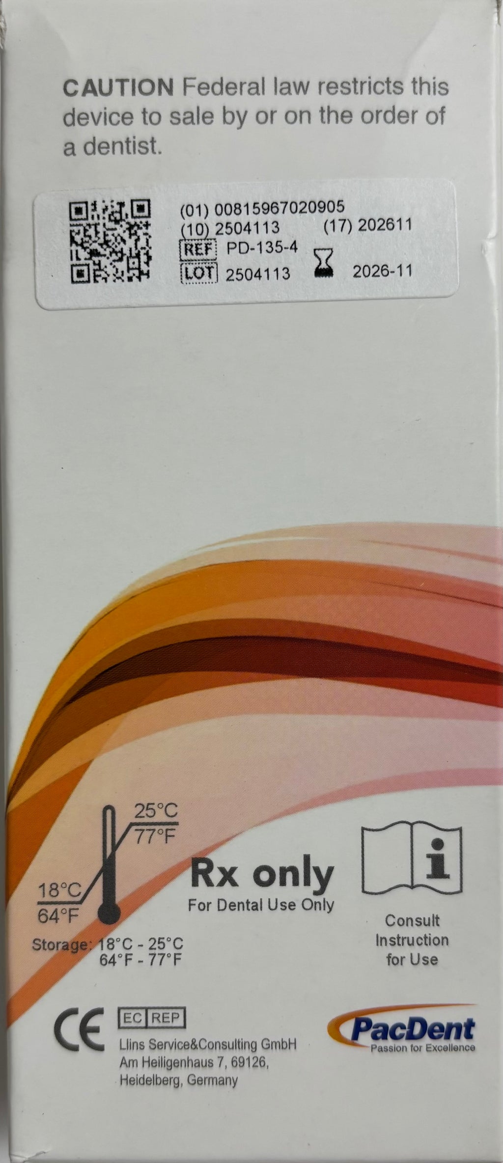 [PacDent] Elements ULTRA IMPRESION VPS LIGHT BODY 4 x 50ml(76g) CARTRIDGE