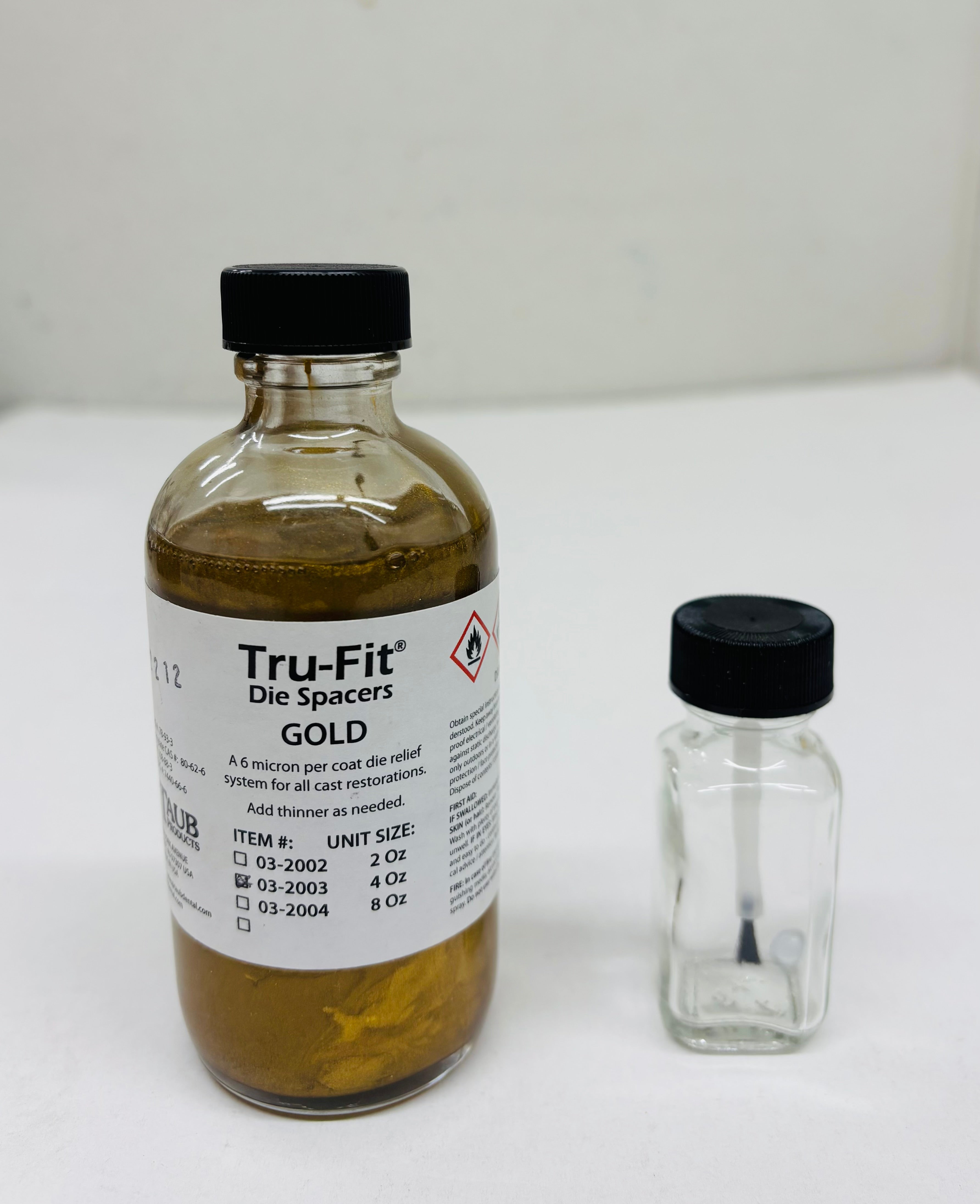 [George Taub] [TRU-FIT] Die Spacers 4oz  Gold,Blue & Silver Color