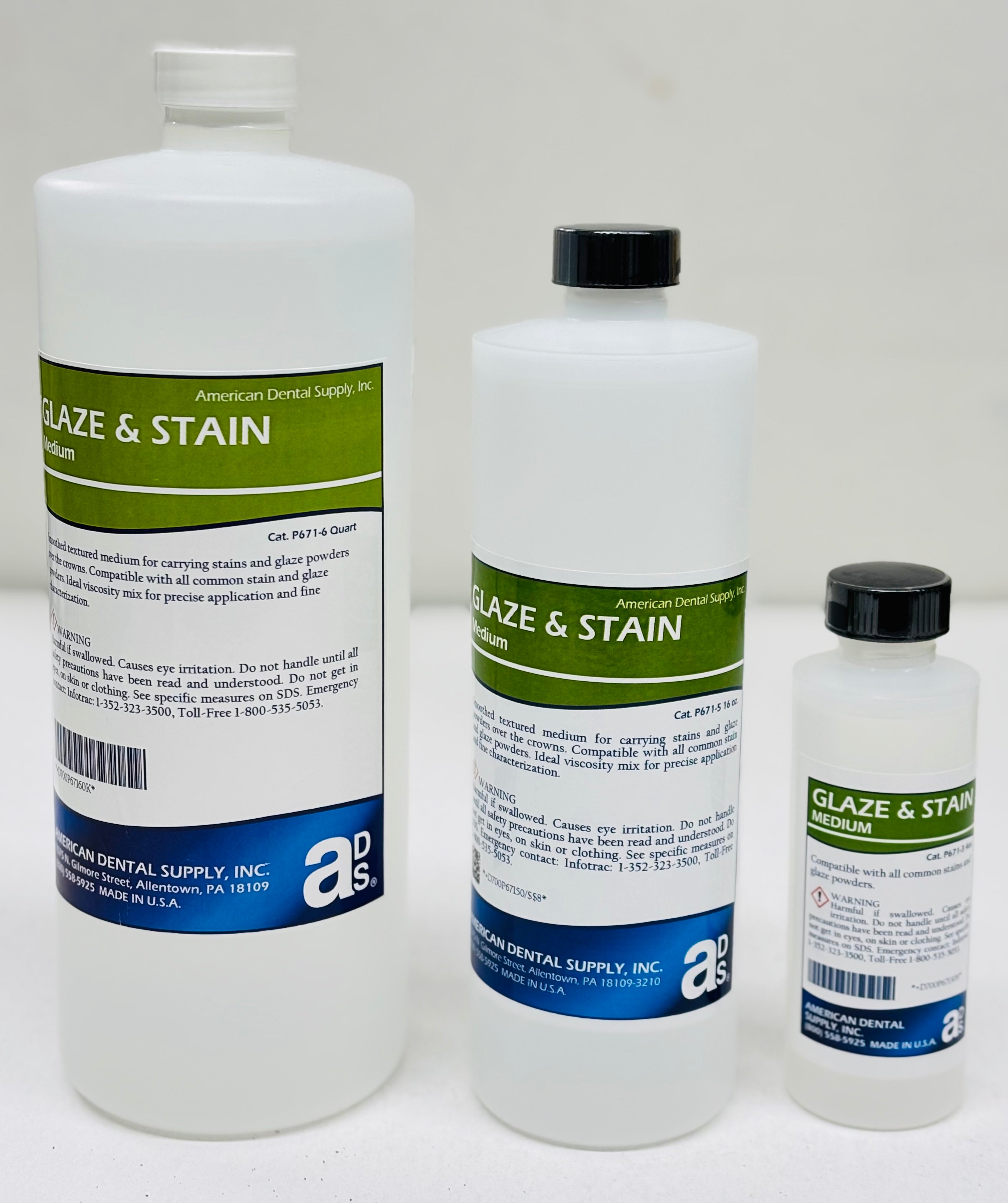 [American Dental Supply (ads)] glaze and stain medium