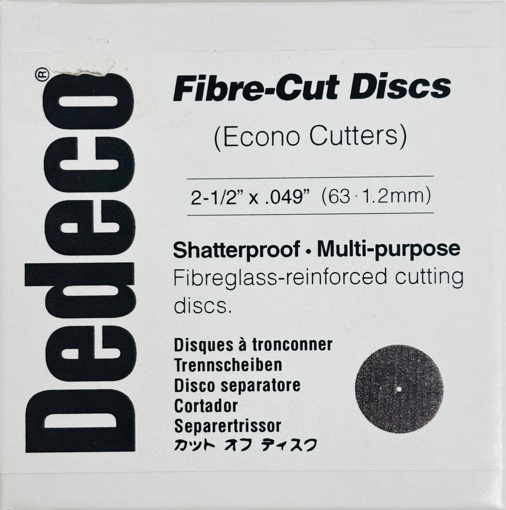 [ Dedeco ] Fibre-Cut Disc ( #7004, 4" X .049" ), (#7002 2-1/2"X 0.49" ) 6 EACH