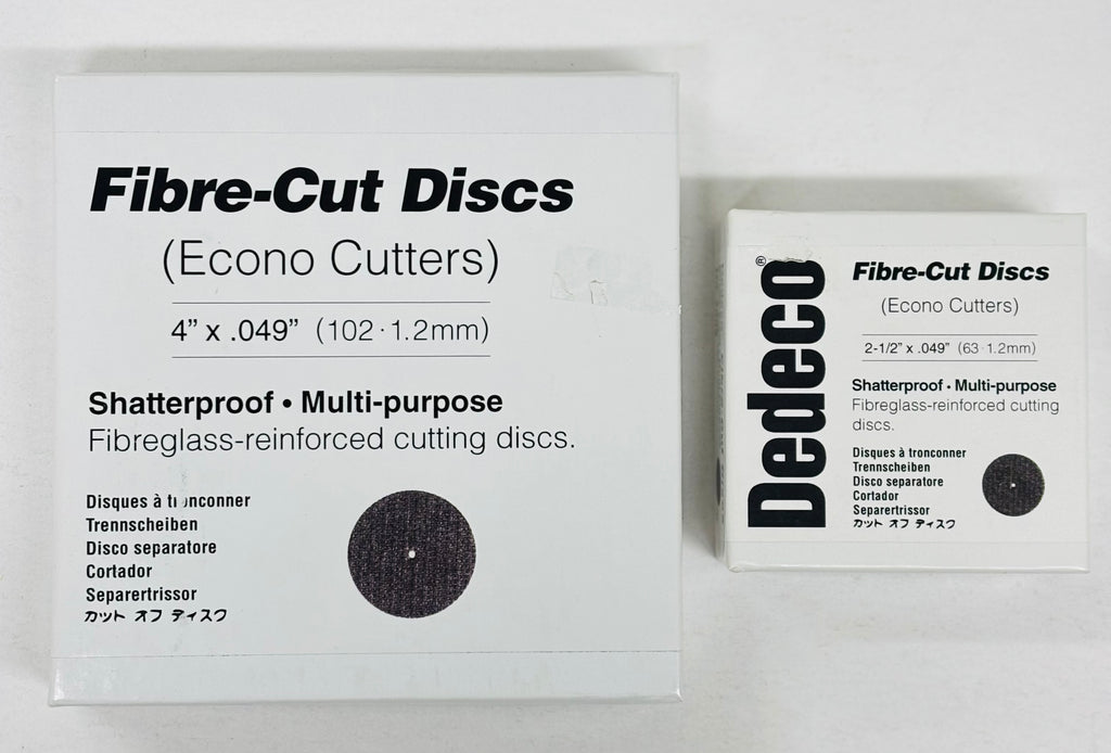 [ Dedeco ] Fibre-Cut Disc ( #7004, 4" X .049" ), (#7002 2-1/2"X 0.49" ) 6 EACH