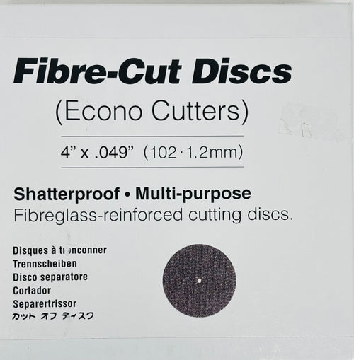 [ Dedeco ] Fibre-Cut Disc ( #7004, 4" X .049" ), (#7002 2-1/2"X 0.49" ) 6 EACH