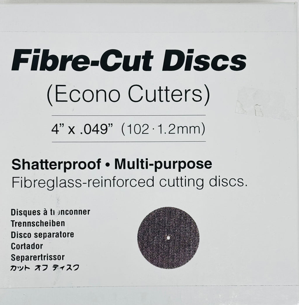 [ Dedeco ] Fibre-Cut Disc ( #7004, 4" X .049" ), (#7002 2-1/2"X 0.49" ) 6 EACH