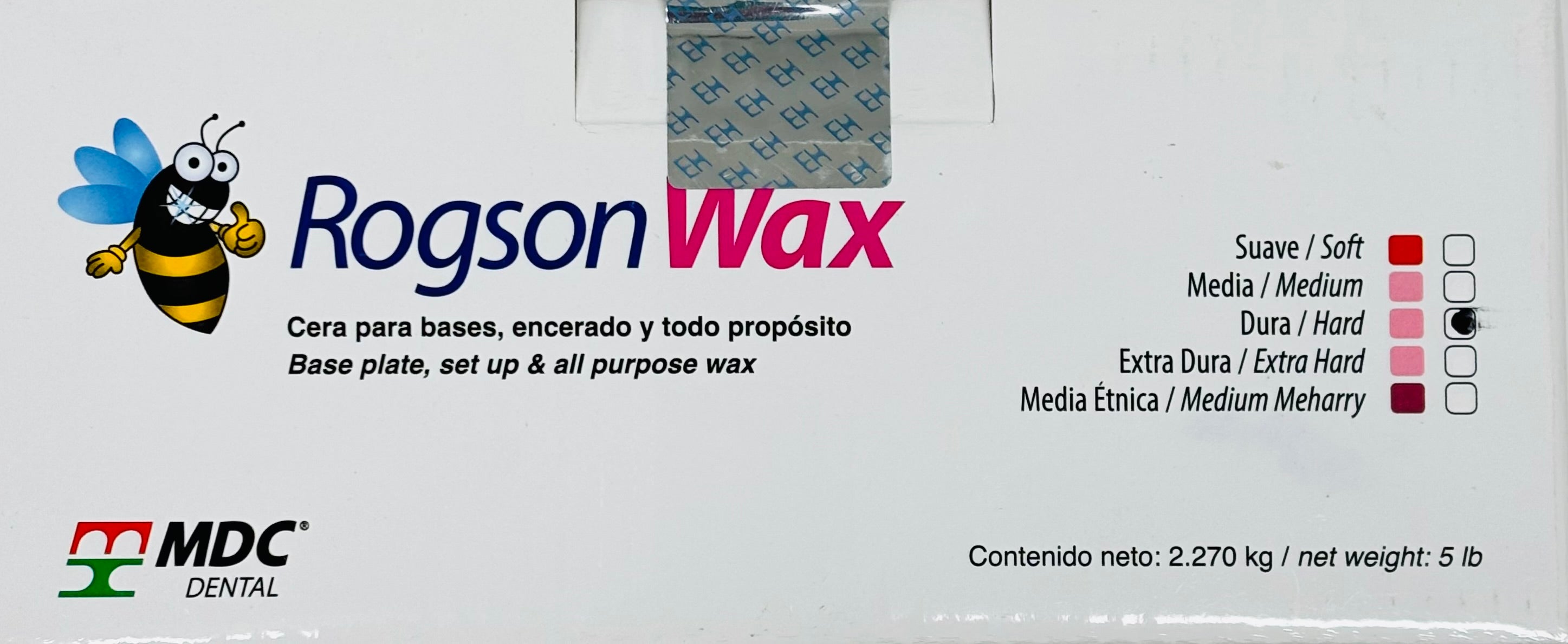 [ MDC ] Rogson Base Plate Pink (Medium/Hard) Wax, ANATOMIC U SHAPED BITE BLOCKS