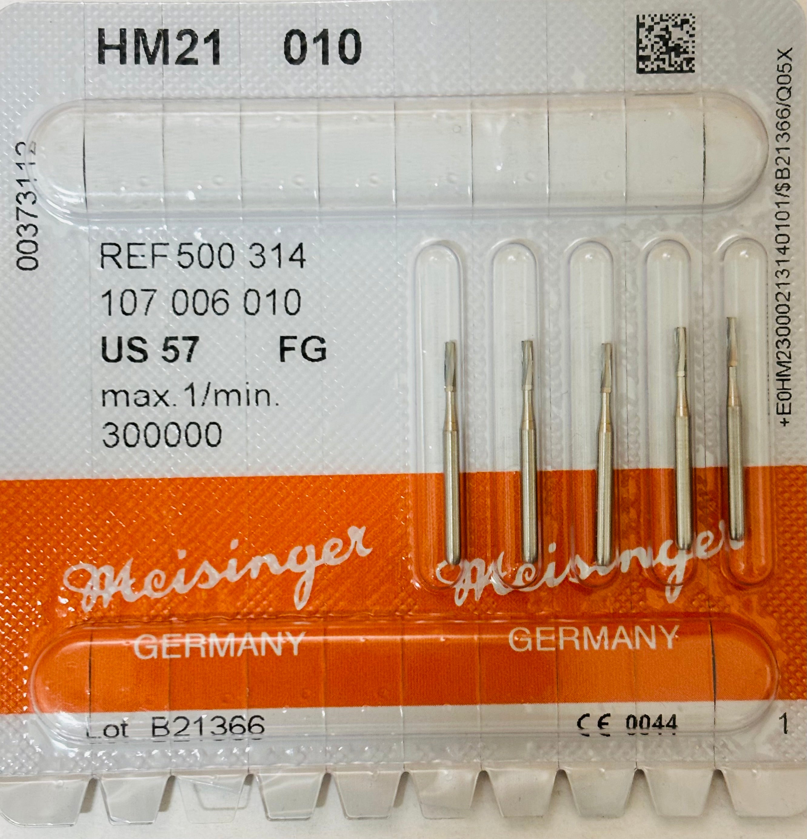 [Meisinger] HP Bur HM 1 - [MD] 1/4, 1/2, [MD] 1, [MD] 2, [MD] 3, [MD] 4, 5, ,6, 7, [MD] 8, [MD] 10 - 5/PK