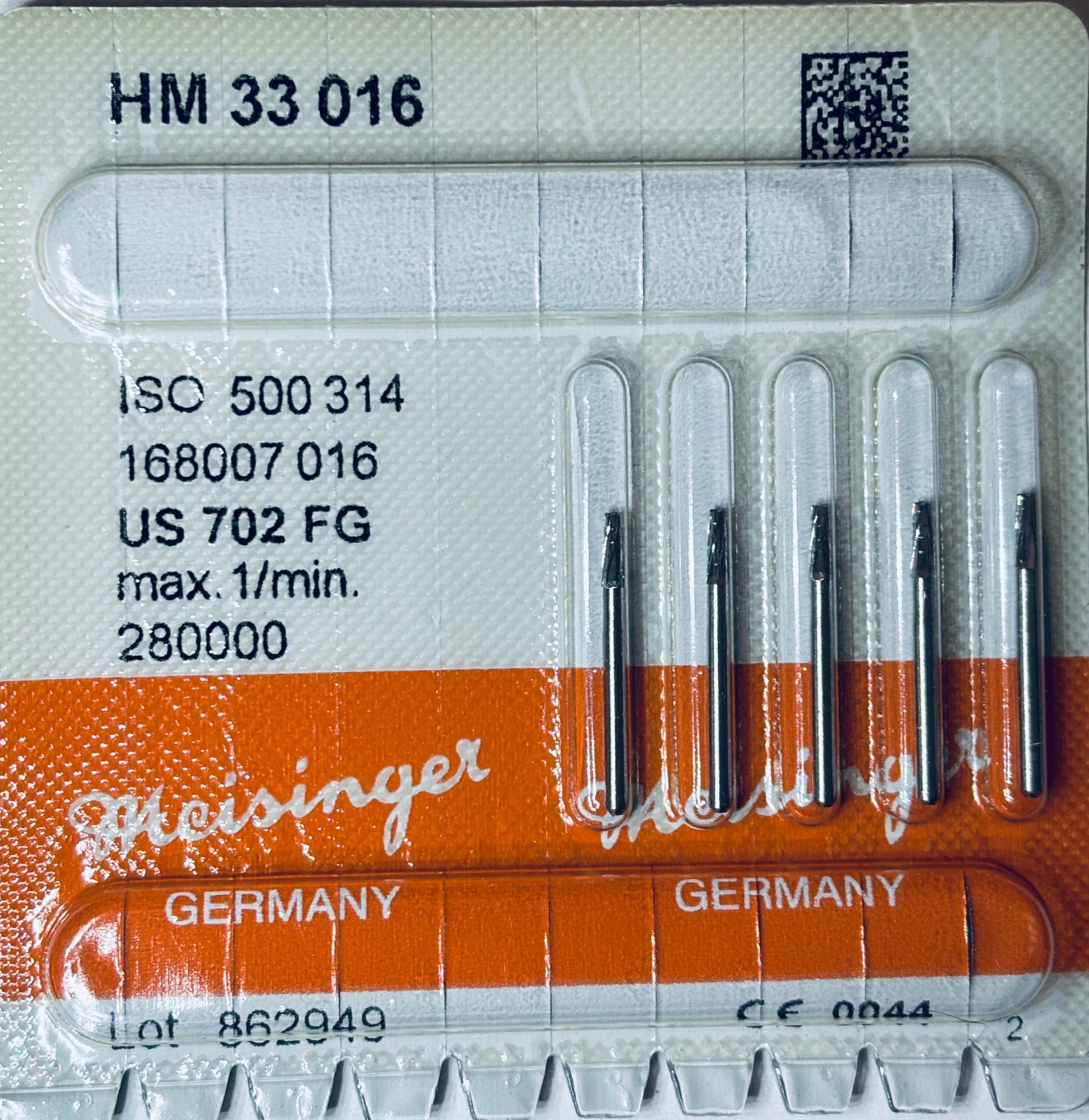 [Meisinger] FG & FGL Bur (HM33 - [MD] 699, 700, 701, 702, 703), HM33L -[MD] 699L, [MD] 700L, [MD] 701L) - 5/PK