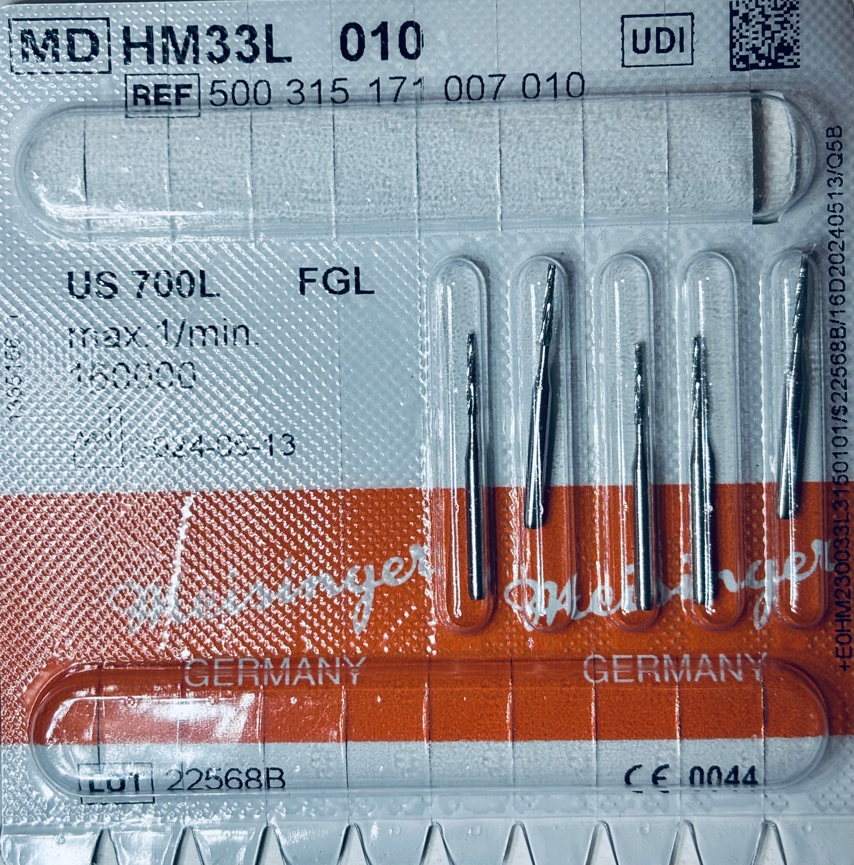 [Meisinger] FG & FGL Bur (HM33 - [MD] 699, 700, 701, 702, 703), HM33L -[MD] 699L, [MD] 700L, [MD] 701L) - 5/PK
