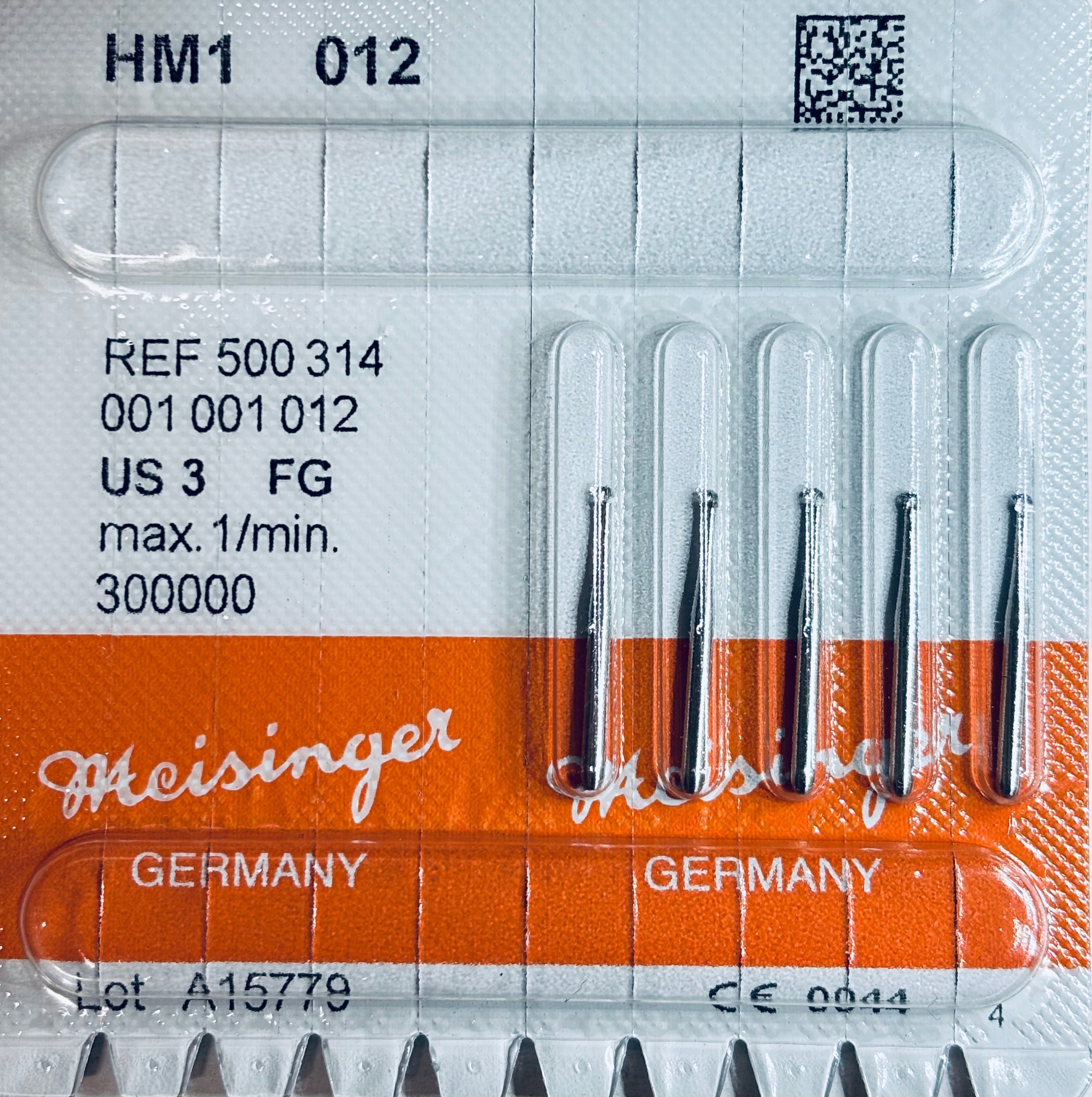 [Meisinger] FG Bur HM 1 - 1/2, 1, 2, 3, 4, 5, ,6, 7, 8 - 5/PK