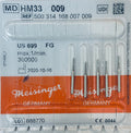 [Meisinger] FG & FGL Bur (HM33 - [MD] 699, 700, 701, 702, 703), HM33L -[MD] 699L, [MD] 700L, [MD] 701L) - 5/PK