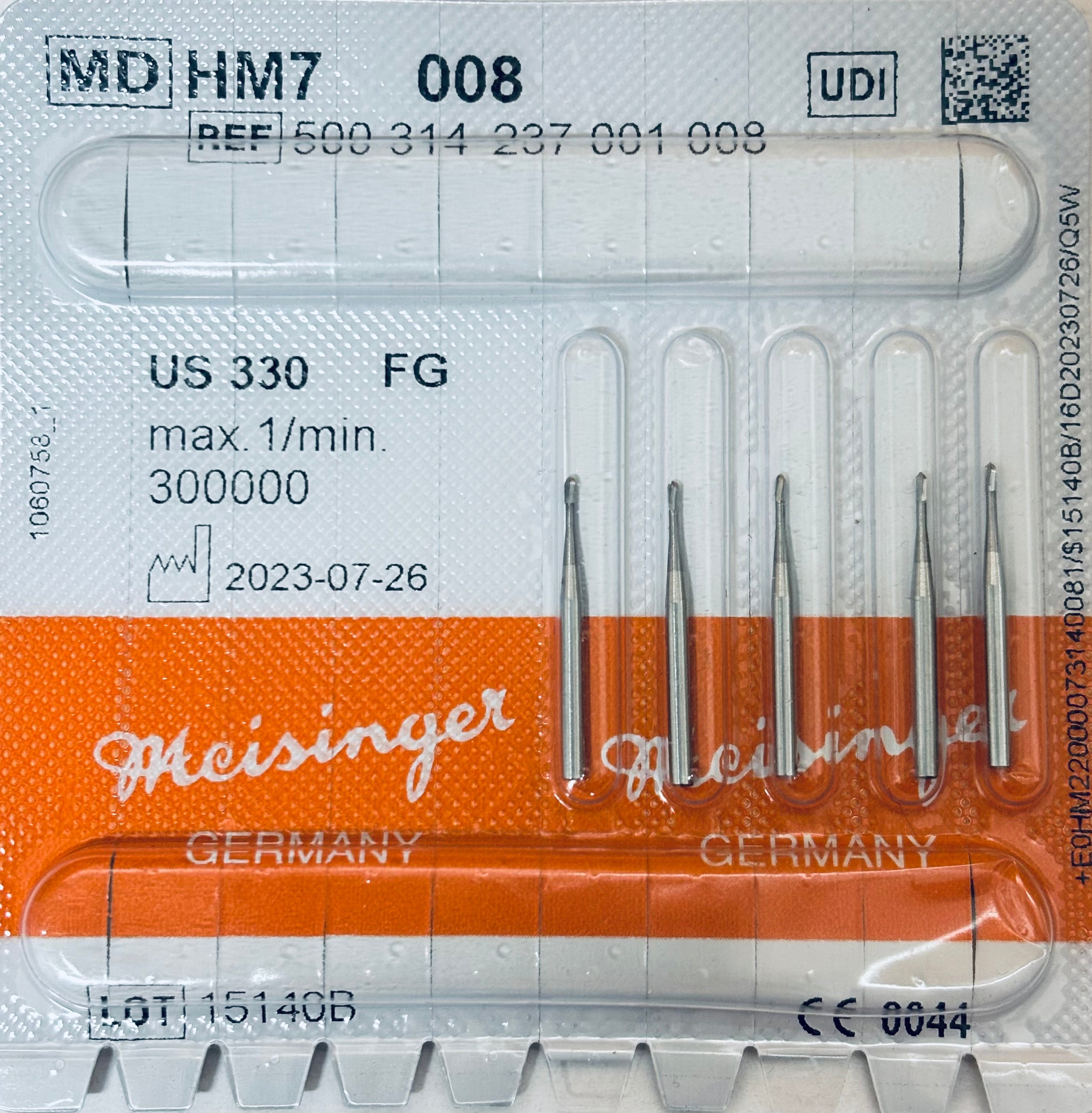 [Meisinger] FG Bur [MD] HM7 008 - 330 - 5/PK