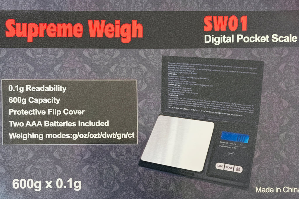 [Supreme Weigh] SW01 Digital Pocket Scale 600g X 0.01g