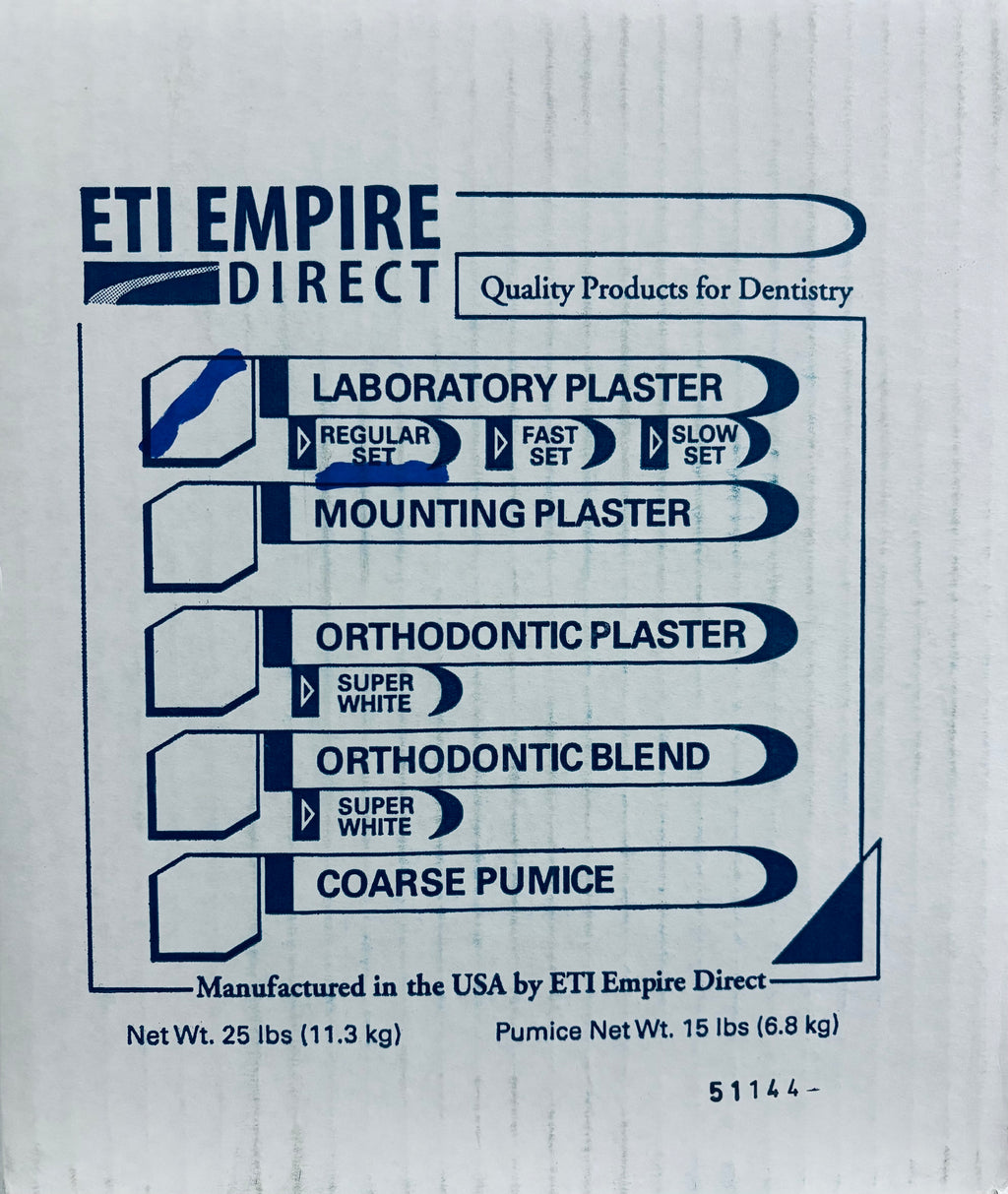 [ETI EMPIRE] Laboratory Plaster Regular Set