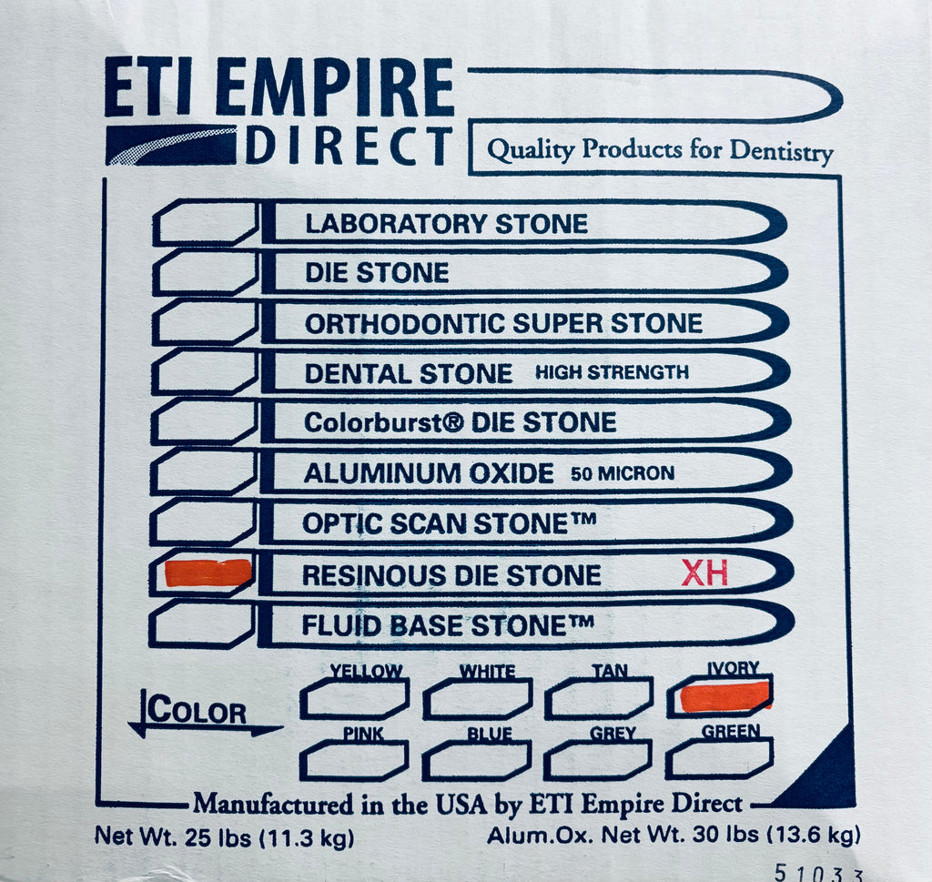 [ETI EMPIRE] Resinous Die Stone XH Ivory