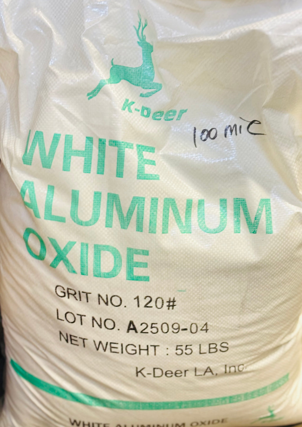 [K-Deer] White Aluminum Oxide Grit ( 180# | 120# )  55lbs
