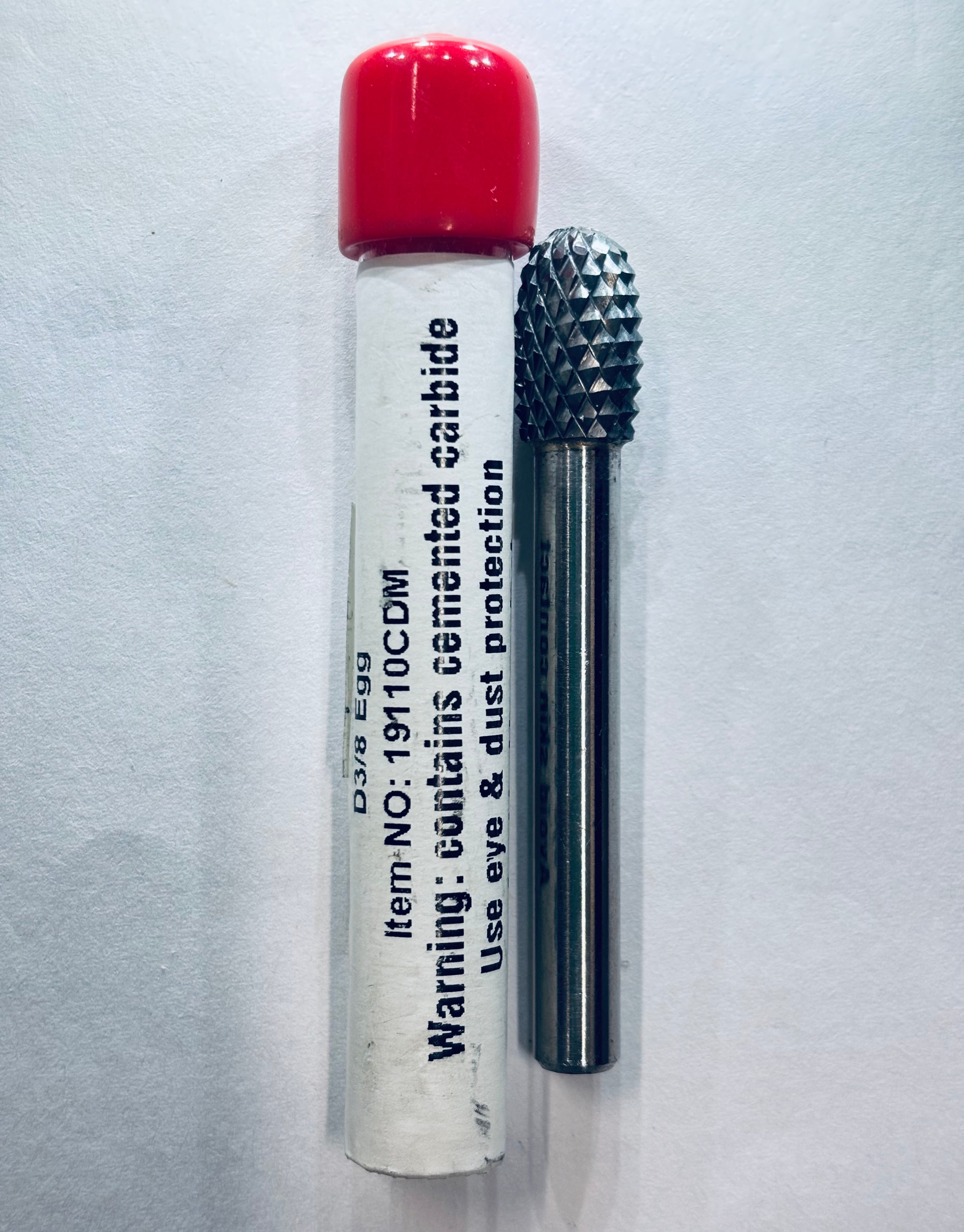 [BUFFALO] 3/8" LATHE BURS, DIAMOND CUT TUNGSTEN CARBIDE BUR  D 3/8 #19110CDM