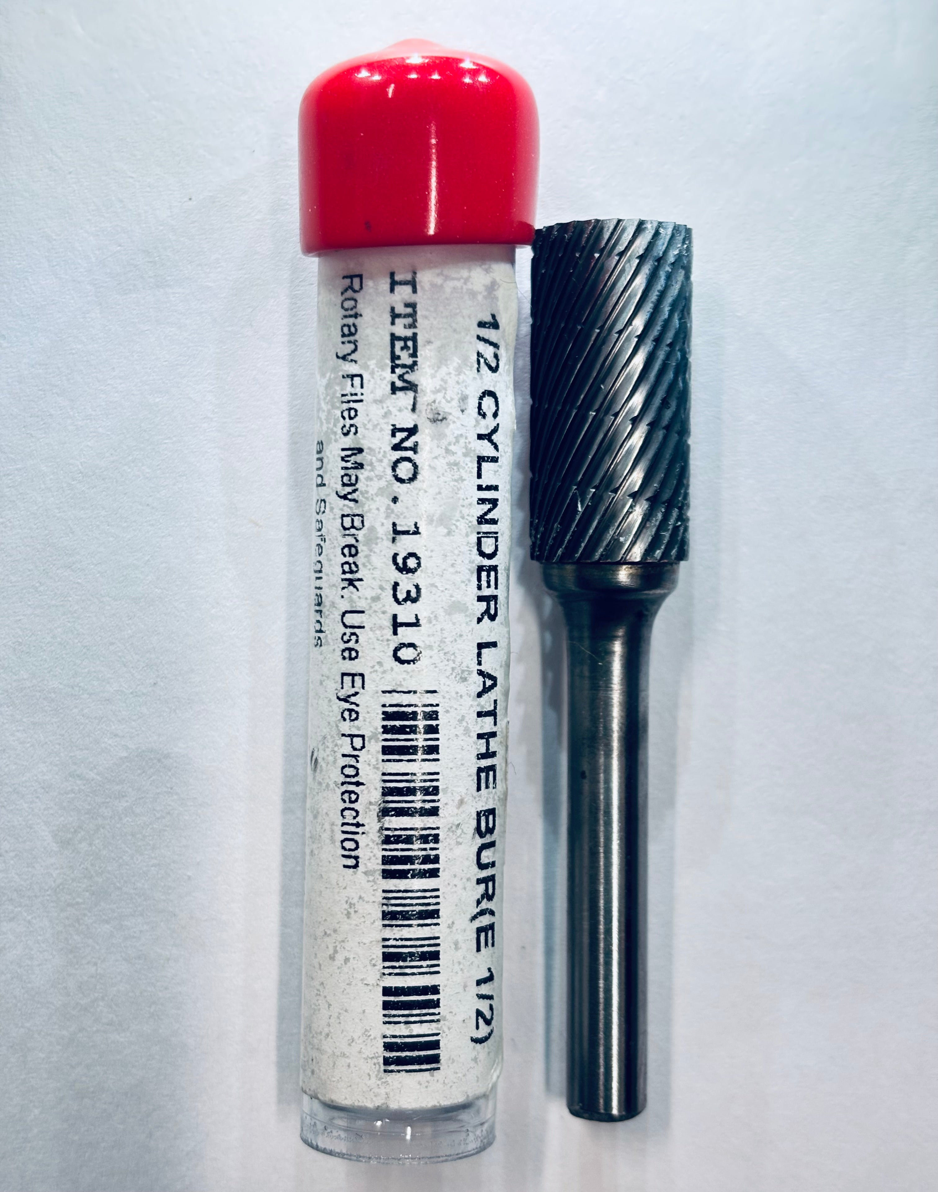 [BUFFALO] 1/2" LATHE BURS, DUAL CUT TUNGSTEN CARBIDE BUR E1/2,#19310