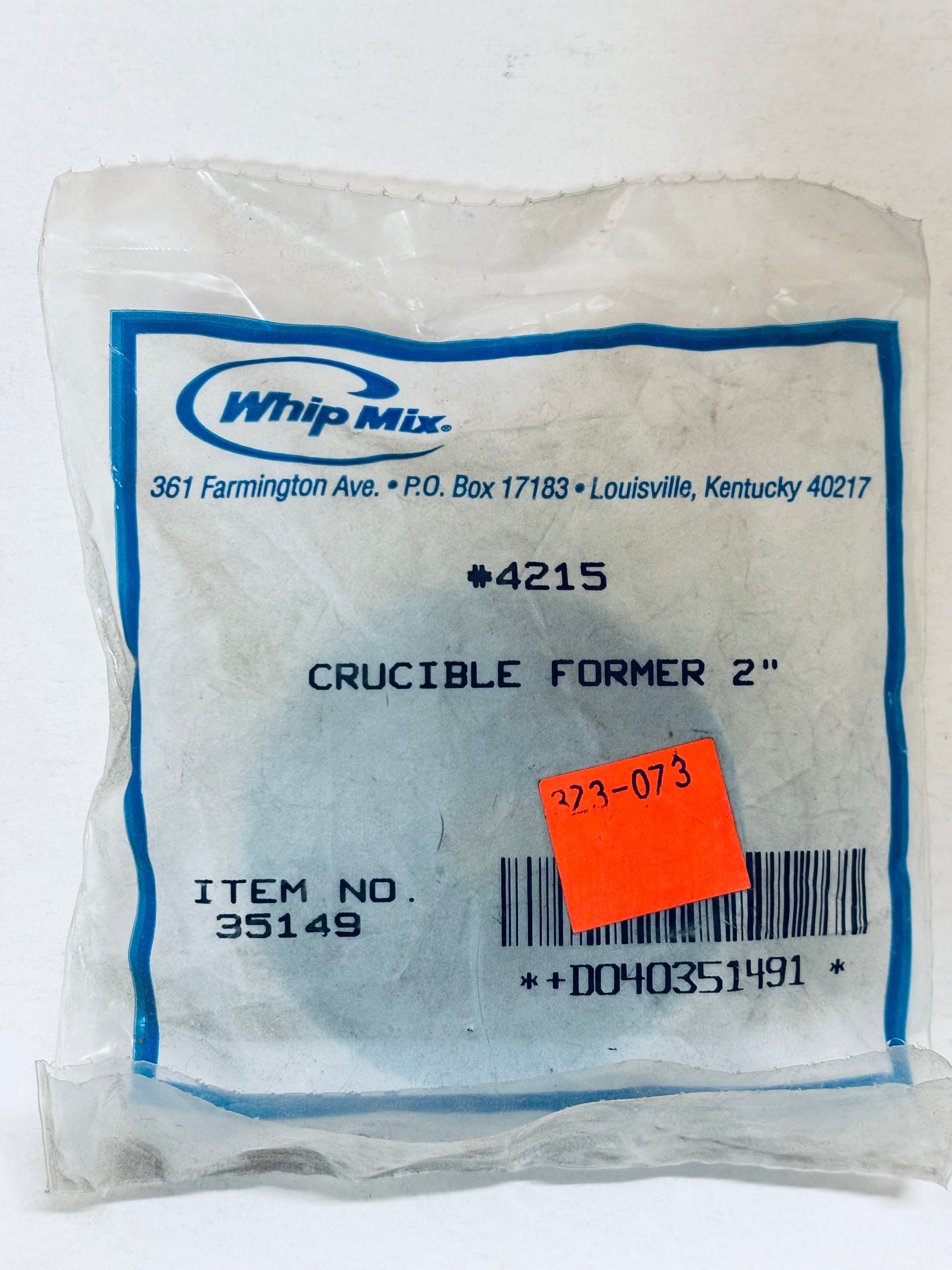 [WHIP MIX] #4085, #4086, #4087, #4214,#4391 Casting Ring& Crucible former 2-1/2",2",1-1/2"