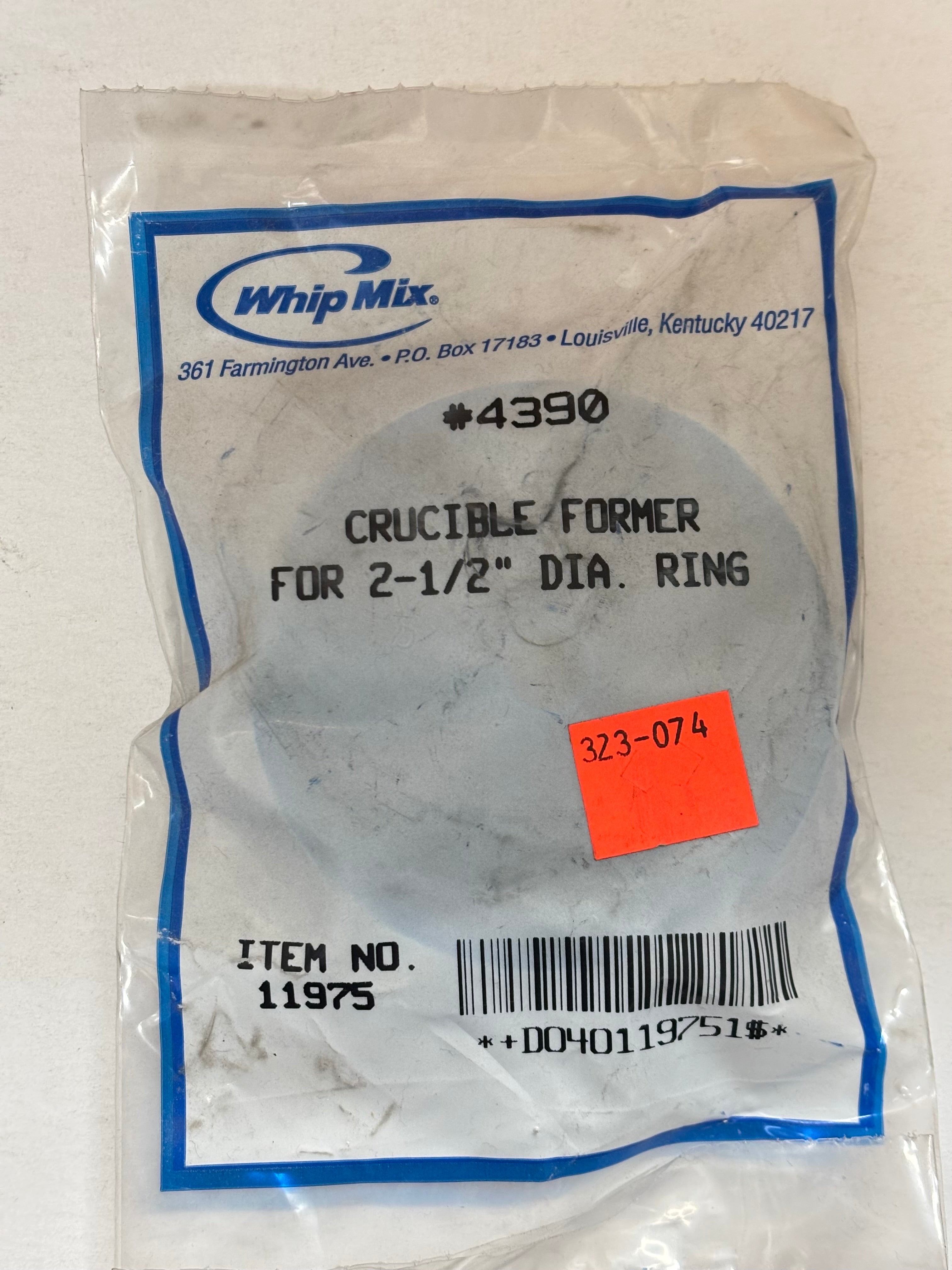 [WHIP MIX] #4085, #4086, #4087, #4214,#4391 Casting Ring& Crucible former 2-1/2",2",1-1/2"