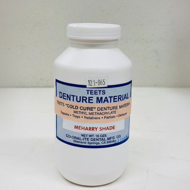 [Co-oral-lte] Teets denture material cold cure Meharry shade