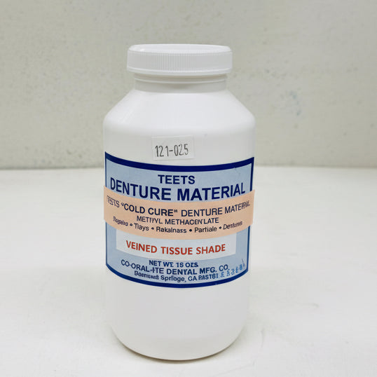 [Co-oral-lte] Teets denture material cold cure Veined tissue shade