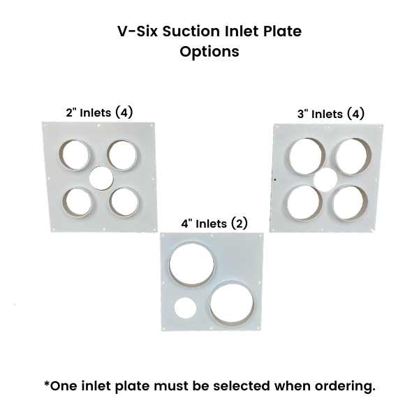 [Vaniman] V6 SE Multi-Station Dust Collector – 10281 (Dust Collectors Special Application) (Plate Size 2.5" - 4 Ports | 3" - 4 Ports | 4" - 2 Ports )