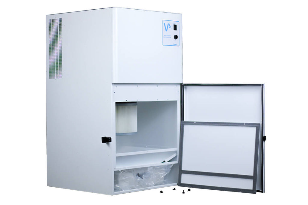 [Vaniman] V6 SE Multi-Station Dust Collector – 10281 (Dust Collectors Special Application) (Plate Size 2.5" - 4 Ports | 3" - 4 Ports | 4" - 2 Ports )