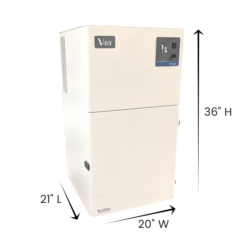 [Vaniman] V6 SE Multi-Station Dust Collector – 10281 (Dust Collectors Special Application) (Plate Size 2.5" - 4 Ports | 3" - 4 Ports | 4" - 2 Ports )