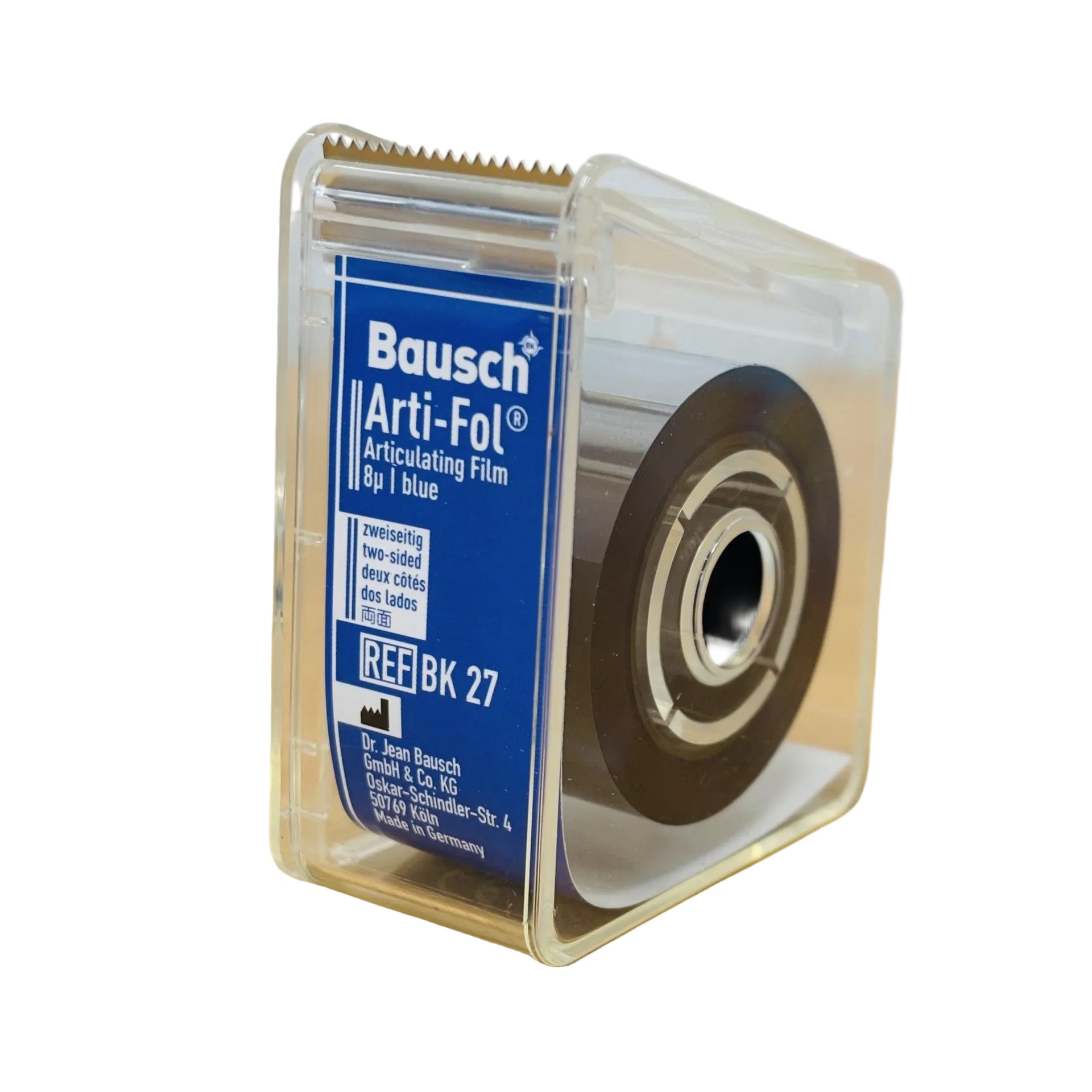 Bausch BK27 Arti-Fol Articulating Film In Dispenser Ultra Thin Blue 8 Microns