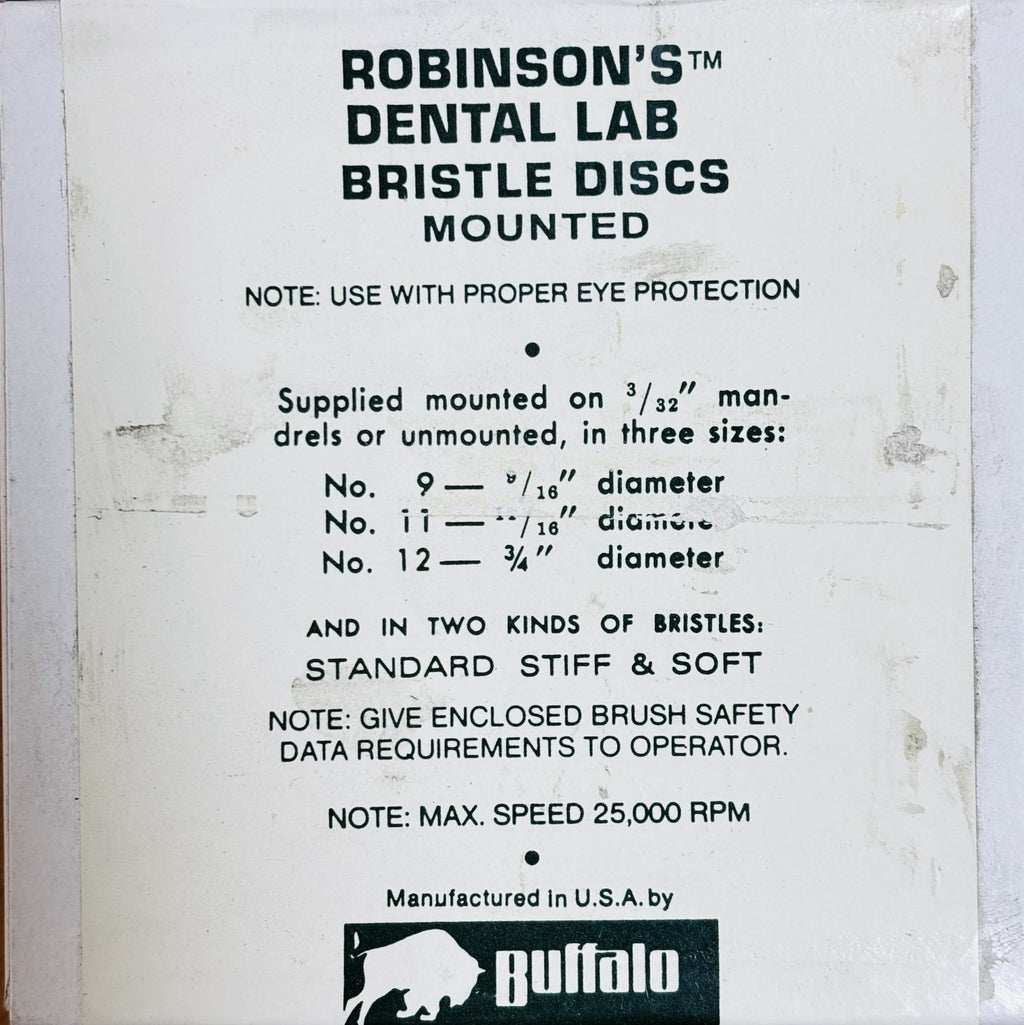 [Buffalo] Robinson's Brush #9 Extra Stiff (144 Ea) No.06044