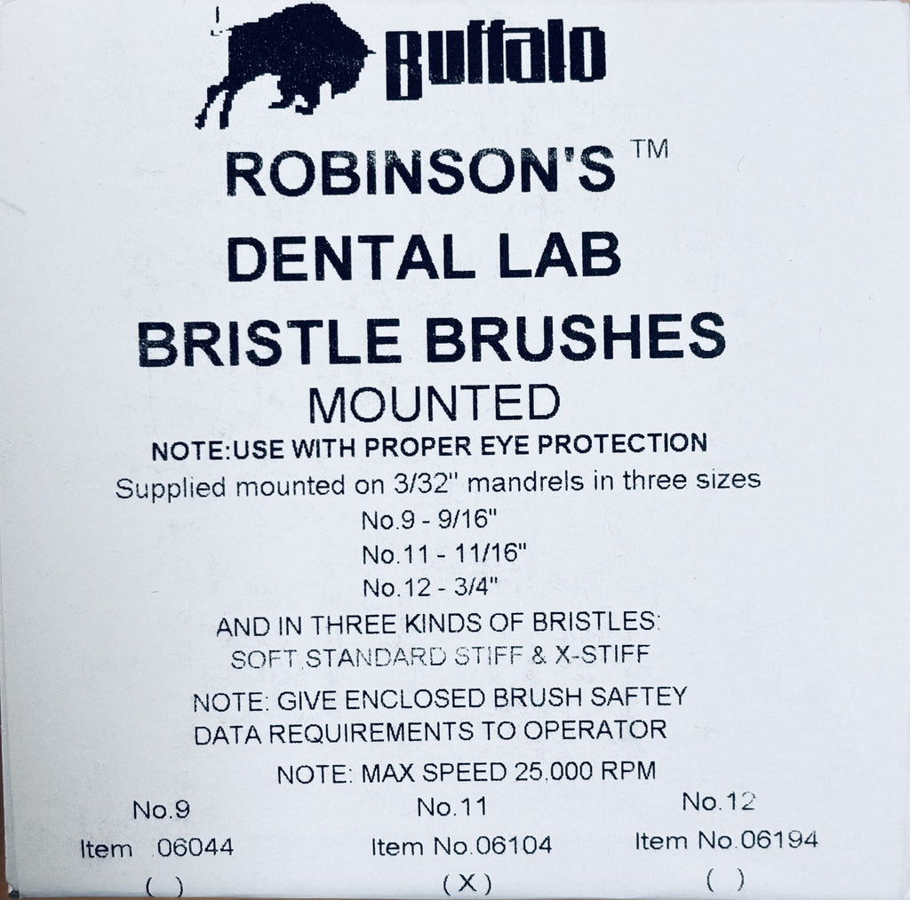 [Buffalo] Robinson's Brush #11 Extra Stiff (144 Ea) No.06104