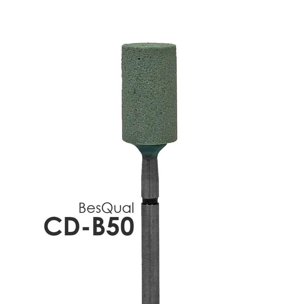 [Besqual] Diamond Impregnated green Mounted Stone CD-B50