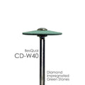 [Besqual] Diamond Impregnated green Mounted Stone CD-W40