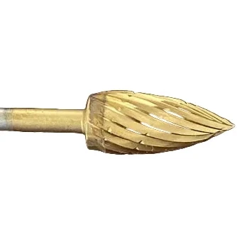 [Dedeco] Euro Goldies Titanium Nitride Coated Bur Shape 63-B No. 8003