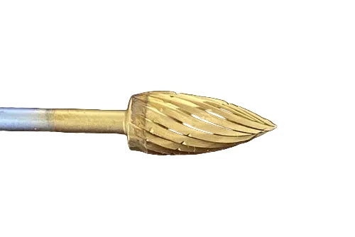 [Dedeco] Euro Goldies Titanium Nitride Coated Bur Shape 63-B No. 8003