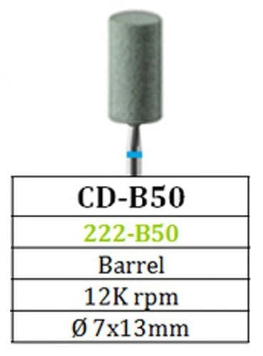 [Besqual] Diamond Impregnated green Mounted Stone CD-B50