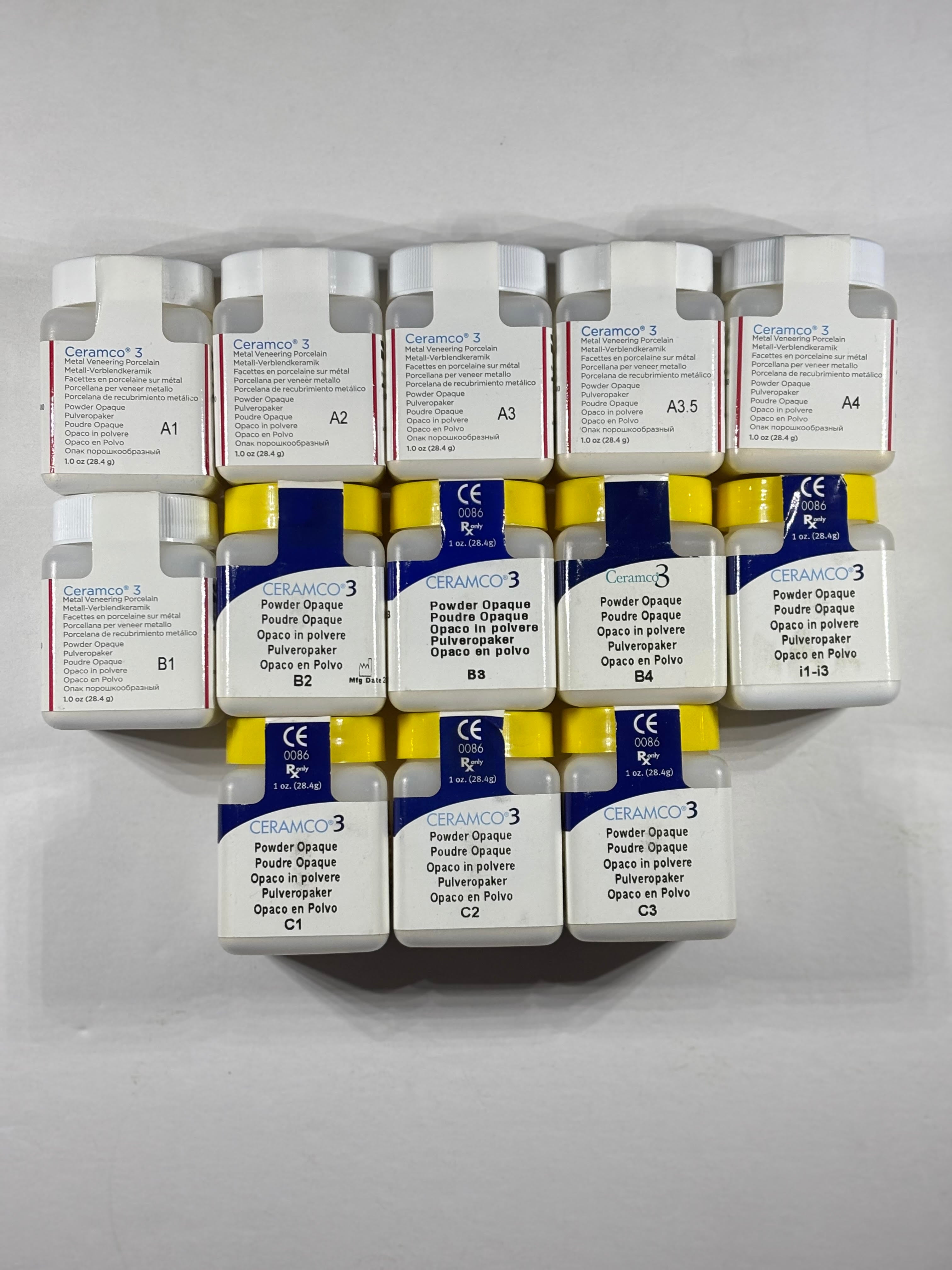 [Denstply Sirona] Ceramco 3 Powder Opague A1, A2. A3, A3.5, A4, B1, B2, B3, B4, i1-i3, C1, C2, C3