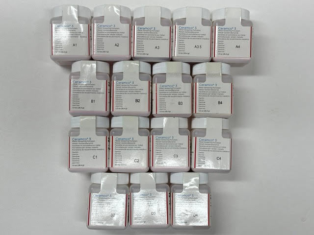 [Denstply Sirona] Ceramco 3 Dentin A1, A2, A3, A3.5, A4, B1, B2, B3, B4, C1 , C2, C3, C4, D2, D3, D4